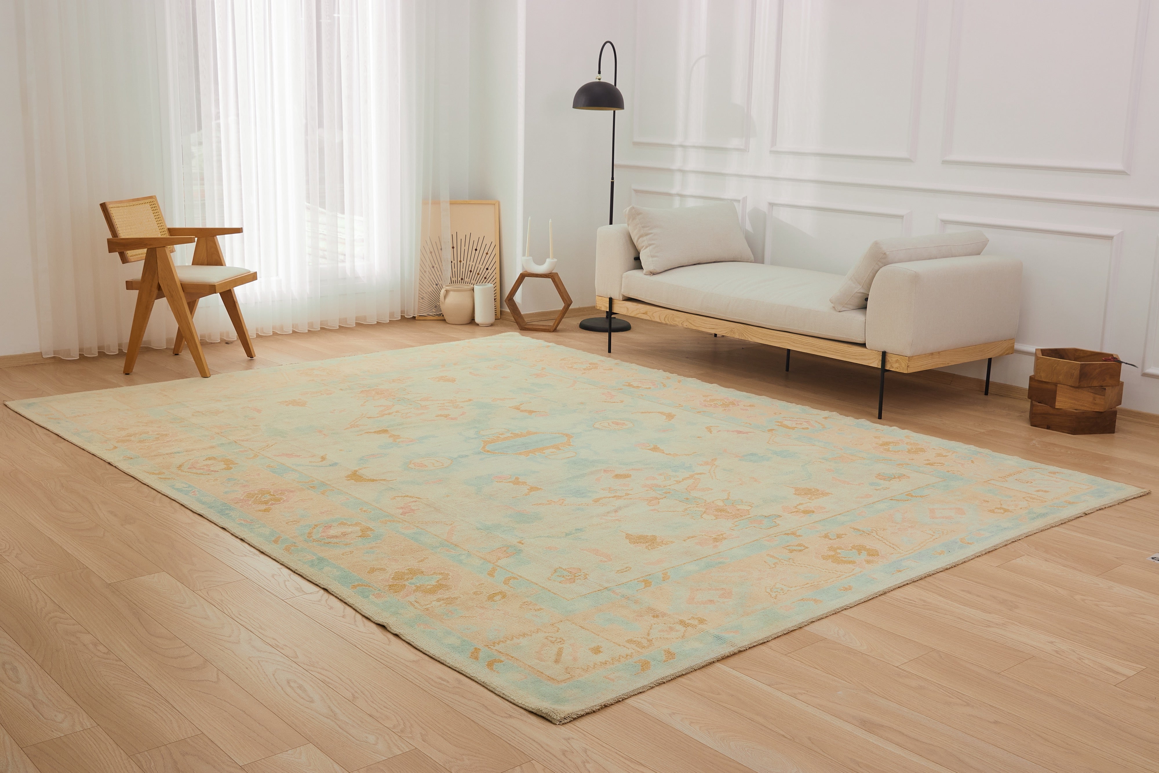 Turkish Oushak Rug | The Melusi Collection | Kuden Rugs