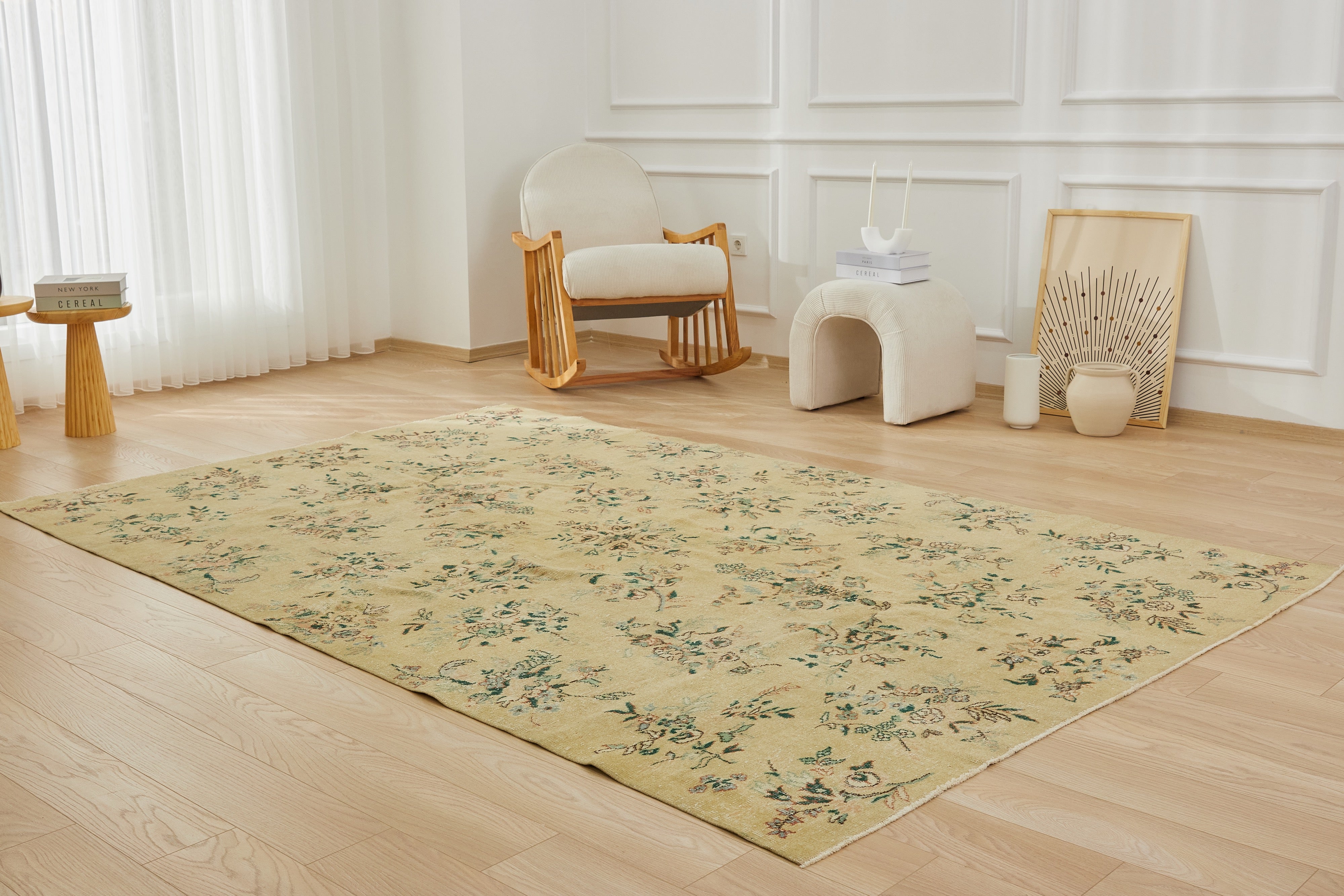 Antique washed Elegance - Milan's Professional Carpet Design