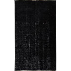 Mildred | Bold Black Hand-Knotted Rug | Kuden Rugs