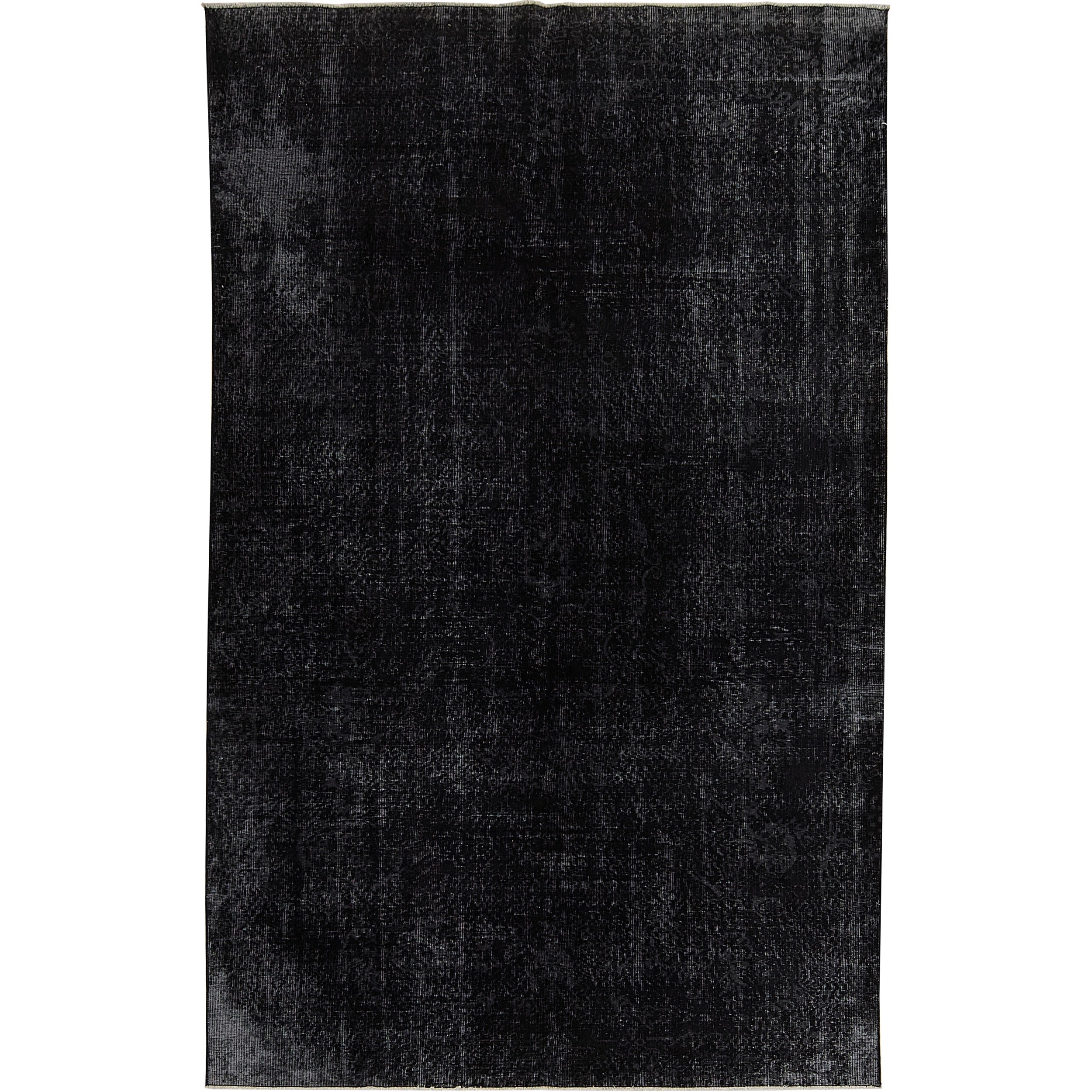 Myra | Bold Black Hand-Knotted Rug | Kuden Rugs