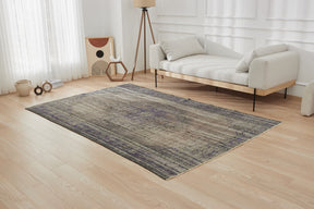 Mysha | Vintage Overdyed Turkish Carpet | Kuden Rugs