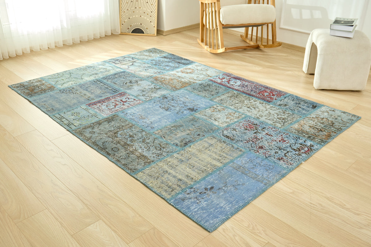 Nadezhda - Vintage Patchwork Rug | Kuden Rugs