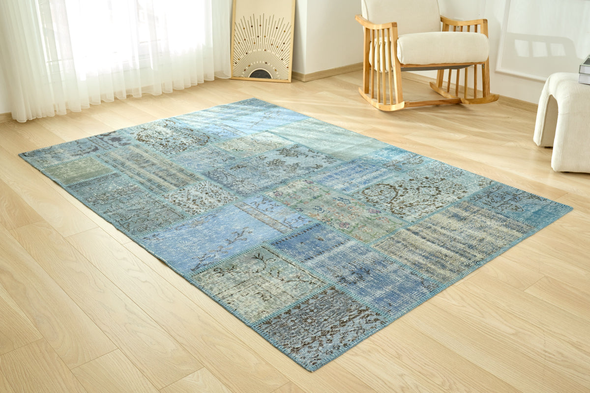 Naiad - Vintage Patchwork Rug | Kuden Rugs