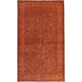 Nellie | Inviting Orange Hand-Knotted Rug | Kuden Rugs