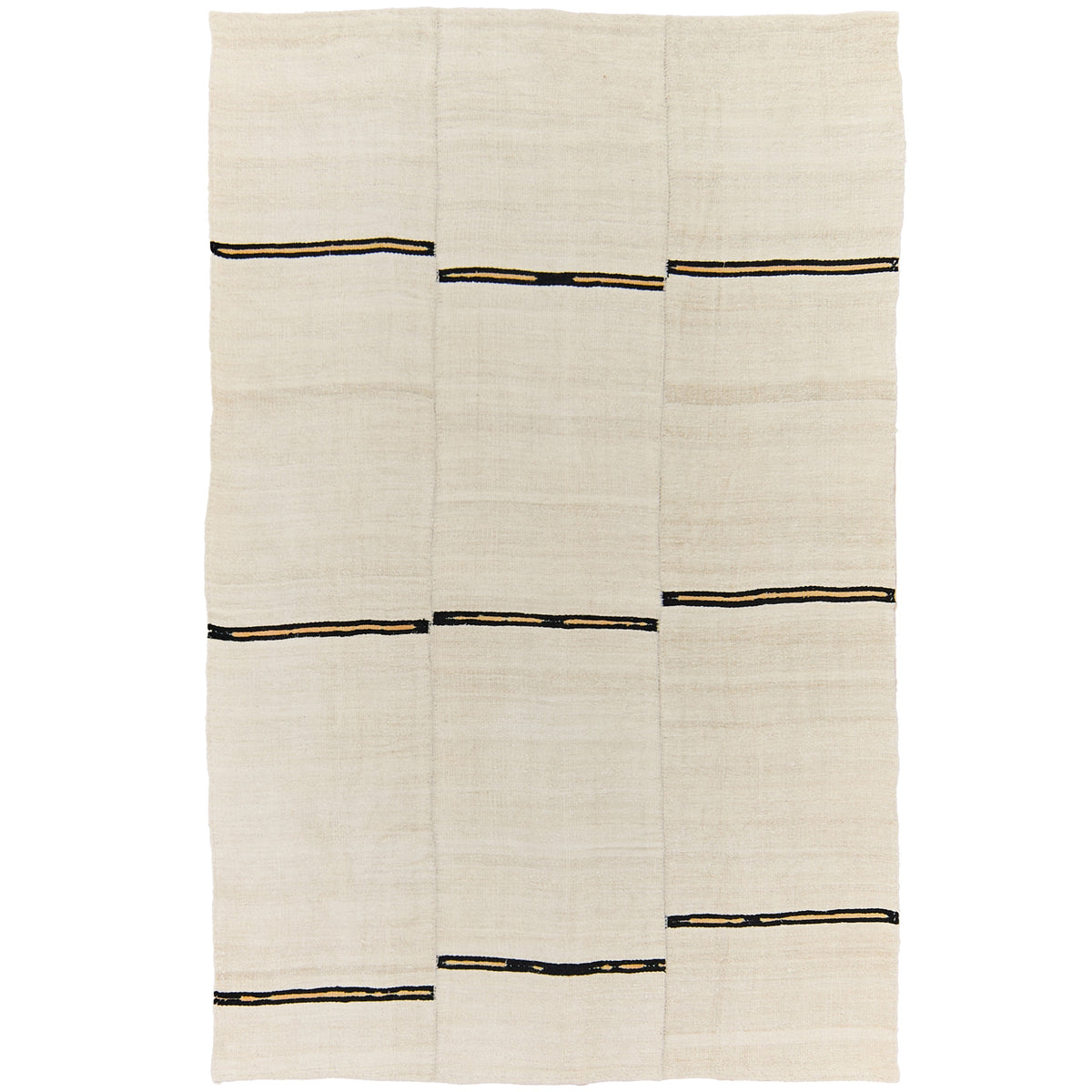 Discover the Serene Simplicity of Noire, a 1970s Turkish Carpet | Kuden Rugs