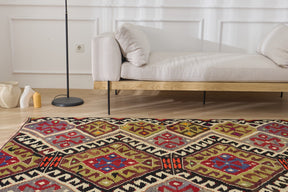 Step into a World of Artistry with Nola, a Low-Pile Turkish Rug | Kuden Rugs