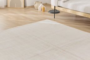 Nollie: An Expansive Turkish Hemp Rug with a Crisp, Clean Palette | Kuden Rugs