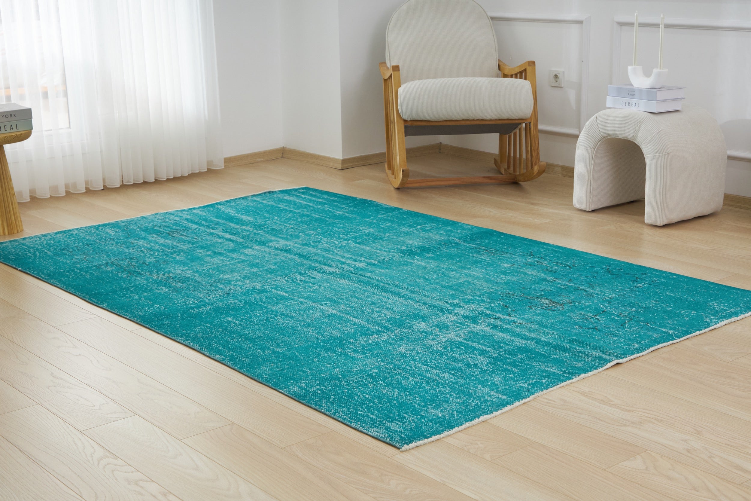 Nyomi | Overdyed Turkish Carpet Elegance | Kuden Rugs