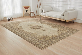 Oakleigh | Beige Elegance | Authentic Antique washed Carpet | Kuden Rugs