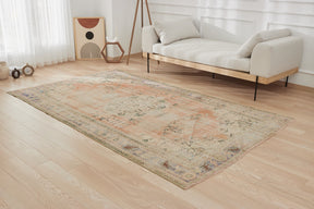 Orla | Orange Elegance | Authentic Antique washed Carpet | Kuden Rugs