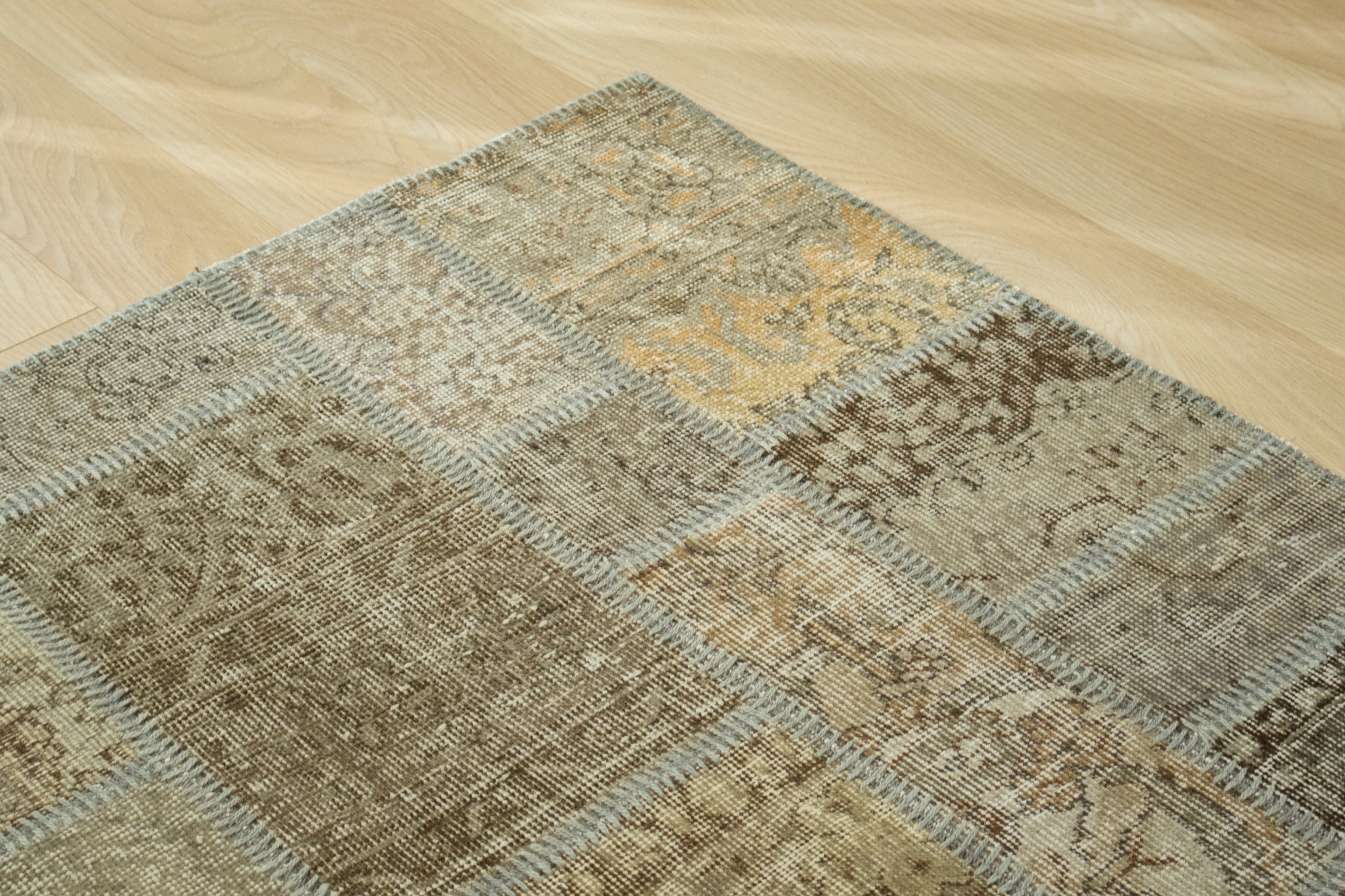 Penelope - Vintage Patchwork Rug | Kuden Rugs