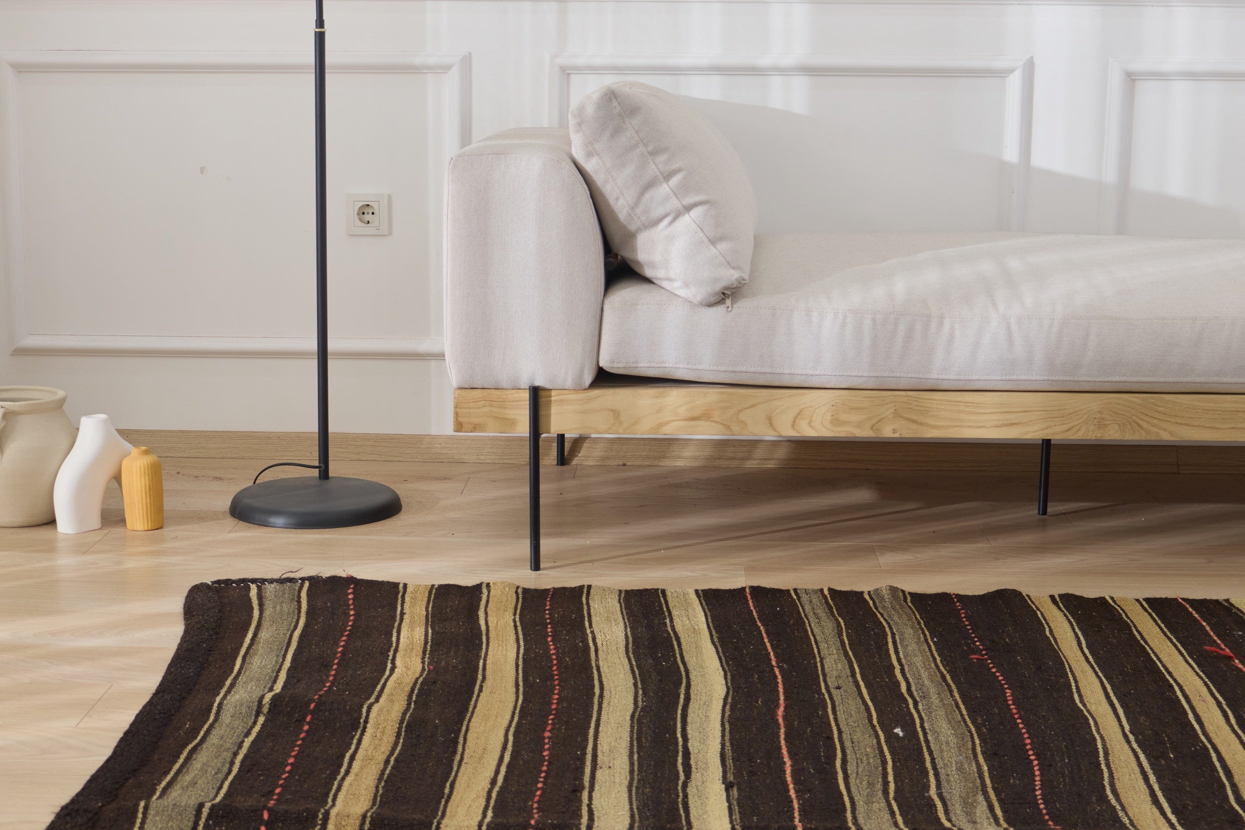 Peyton: A unique Turkish carpet with rich brown tones. | Kuden Rugs