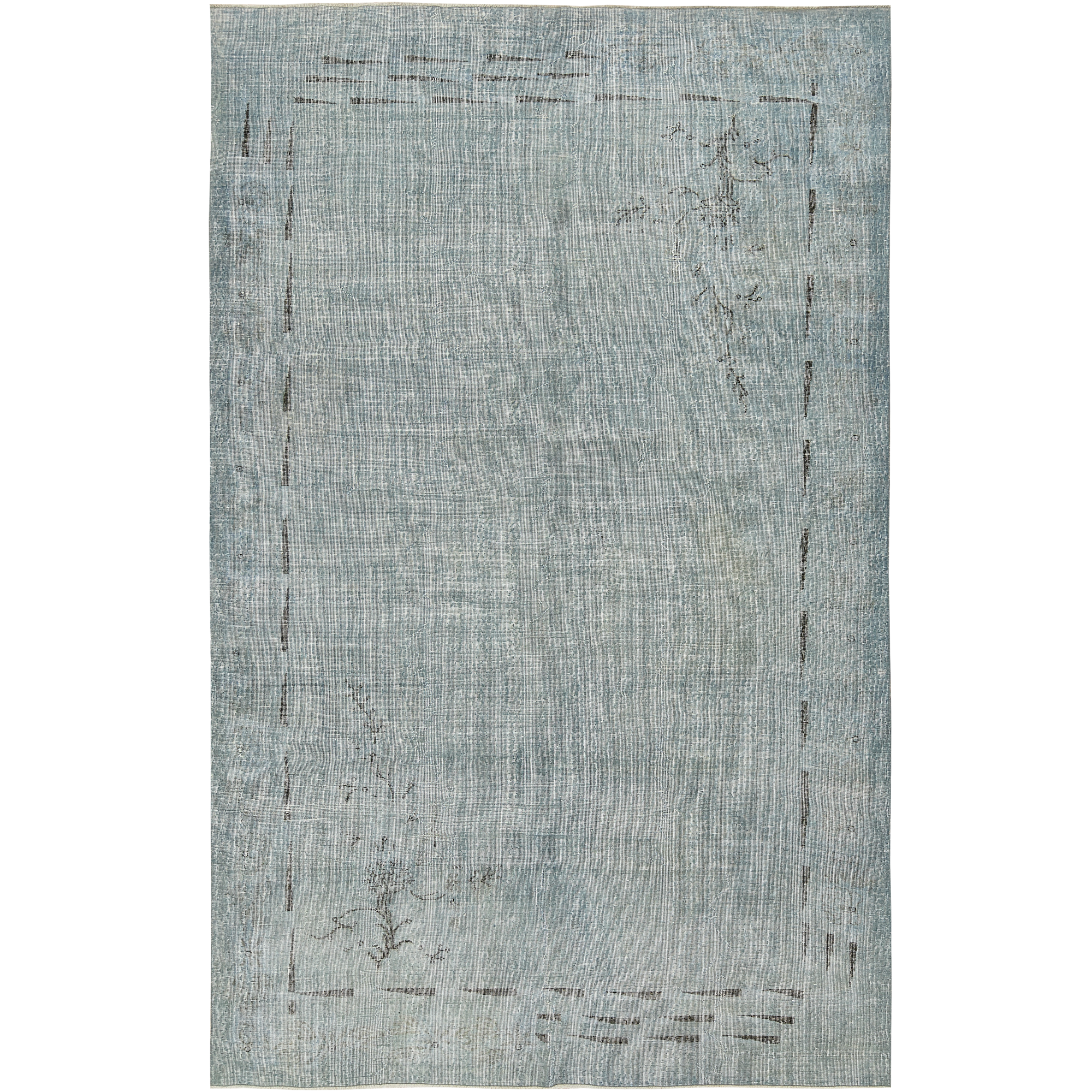 Pinquana | Serene Blue Vintage Carpet | Kuden Rugs