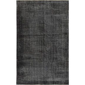 Pleasance | Bold Black Turkish Rug | Kuden Rugs