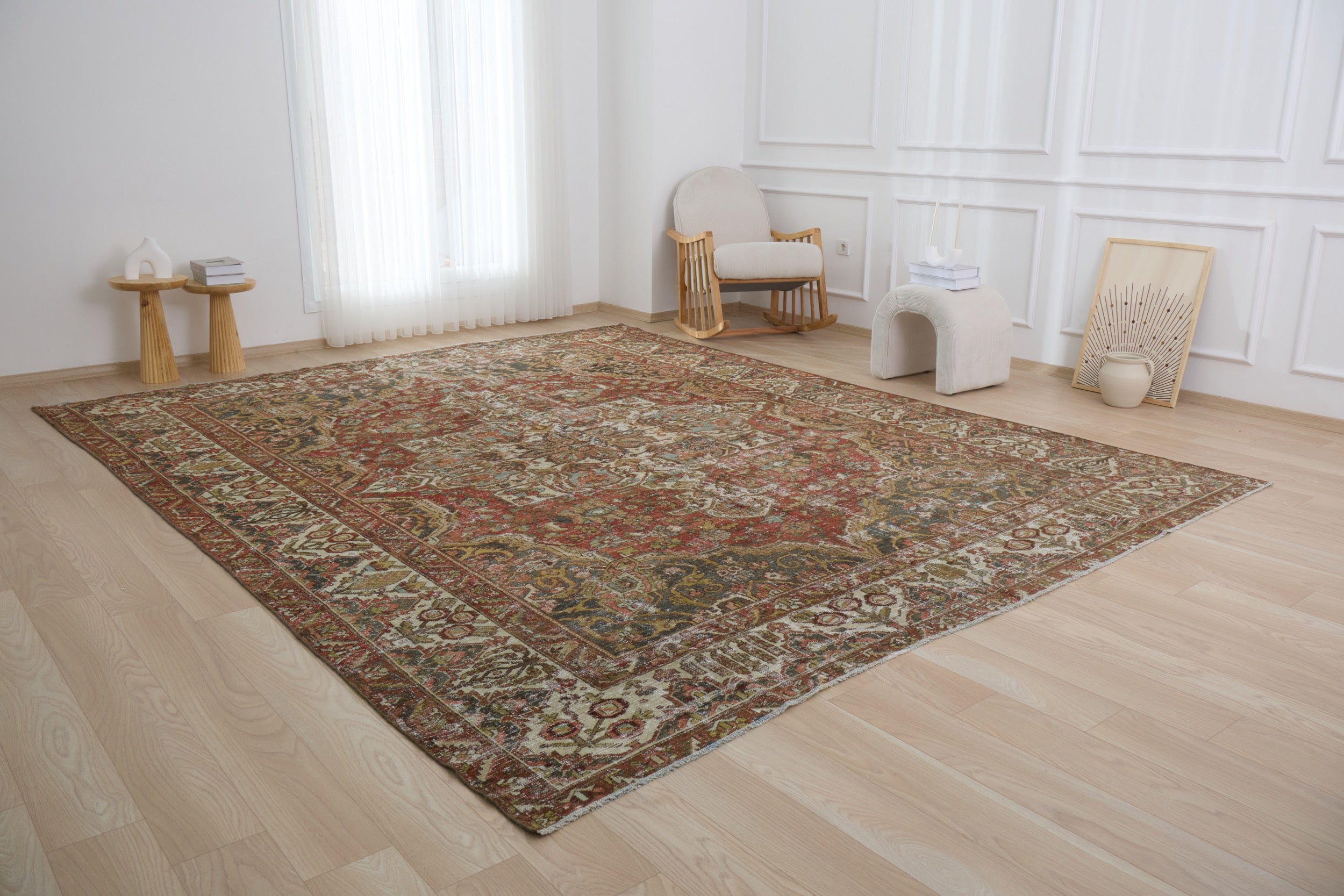 Turkish Overdyed Rug - Rephaela: A Distinctive Blend of Vintage and Modern | Kuden Rugs