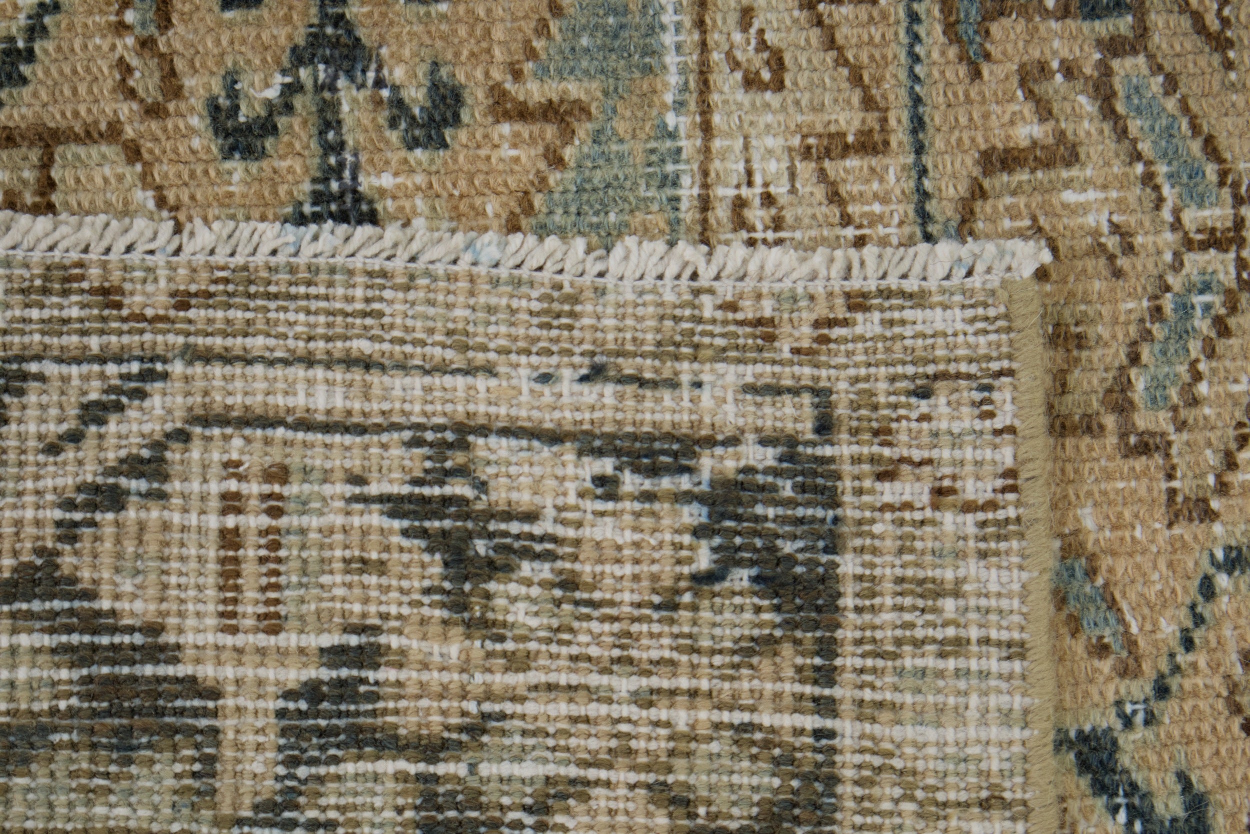 The Artisanal Depth of Rona - Wool and Cotton Blend | Kuden Rugs