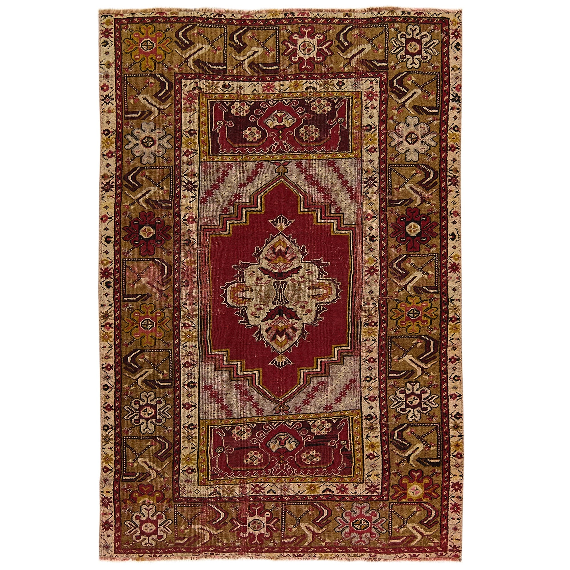 Ryleigh | Vintage Turkish Grandeur | Exquisite Red Rug | Kuden Rugs