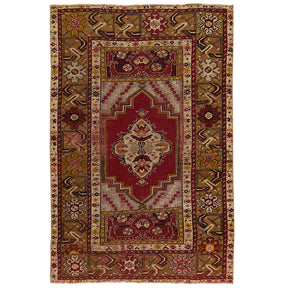 Ryleigh | Vintage Turkish Grandeur | Exquisite Red Rug | Kuden Rugs