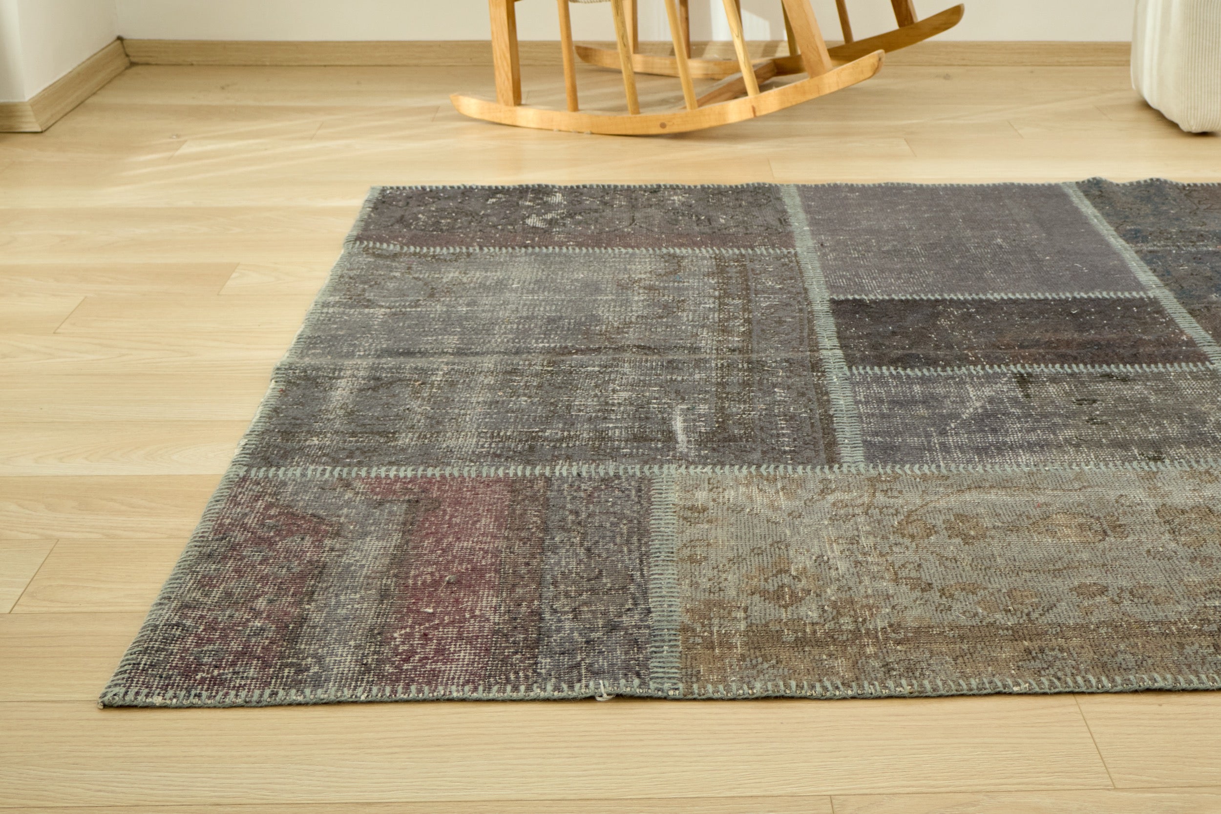 Saffron - Vintage Patchwork Rug | Kuden Rugs