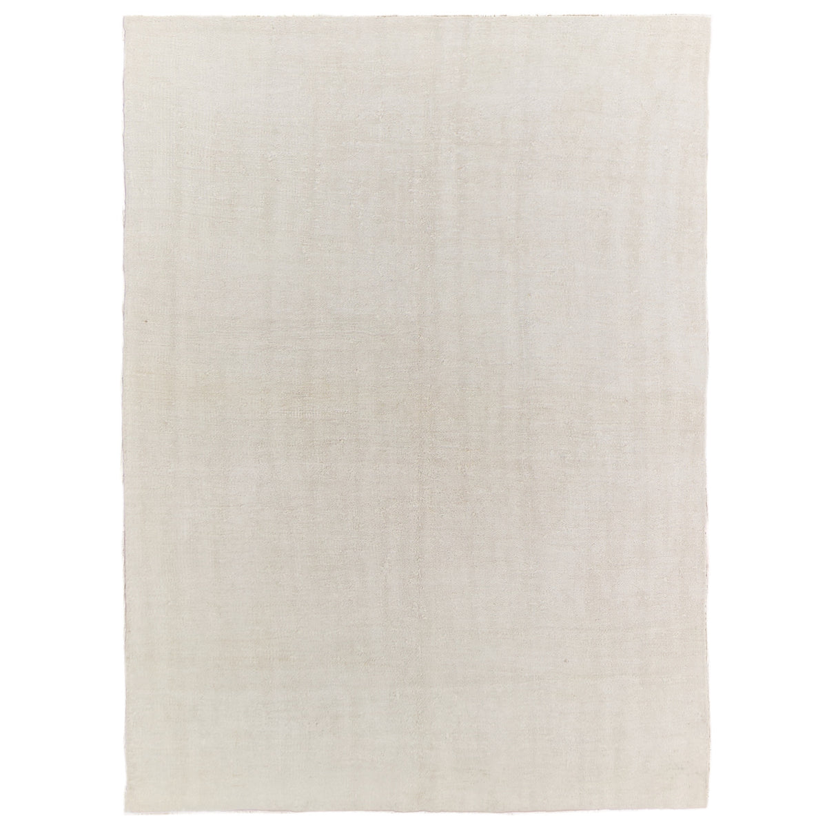 Sakima: A Pristine White Vintage Turkish Hemp Kilim Rug | Kuden Rugs