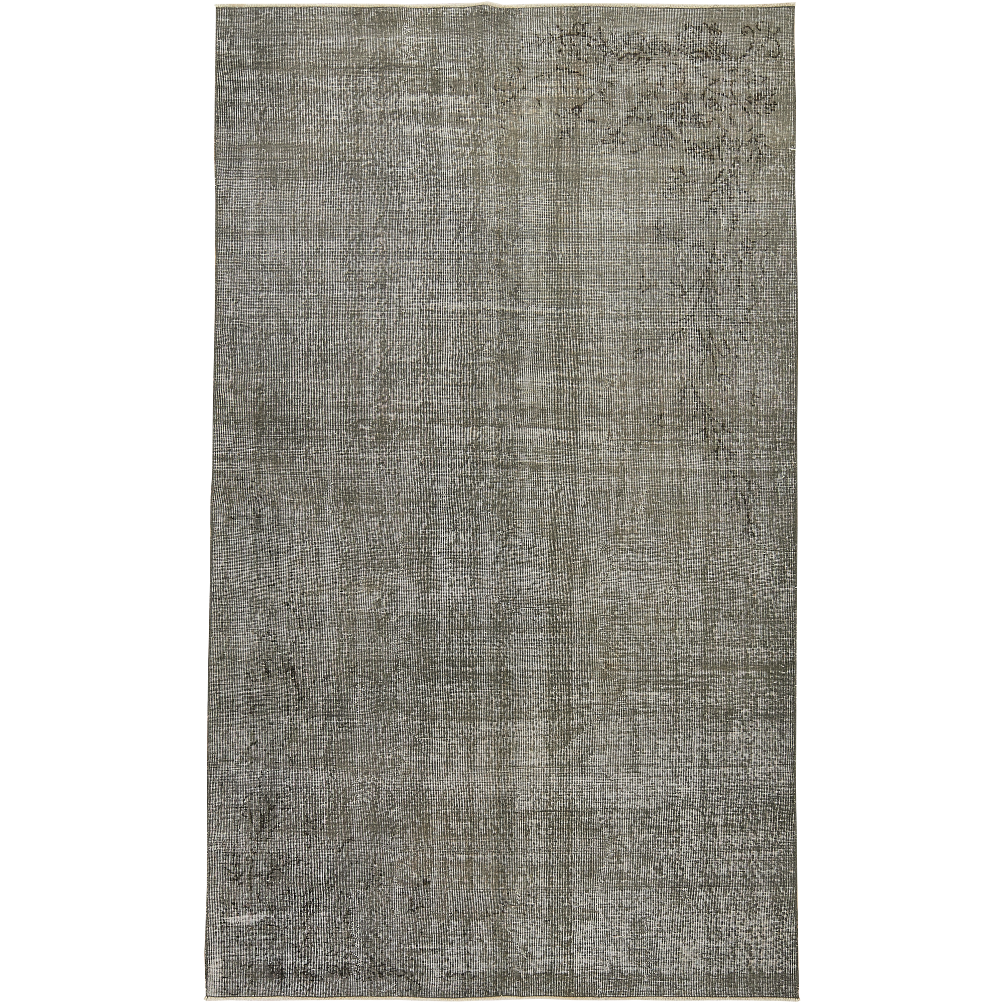 Shailaja | Elegant Gray Vintage Carpet | Kuden Rugs