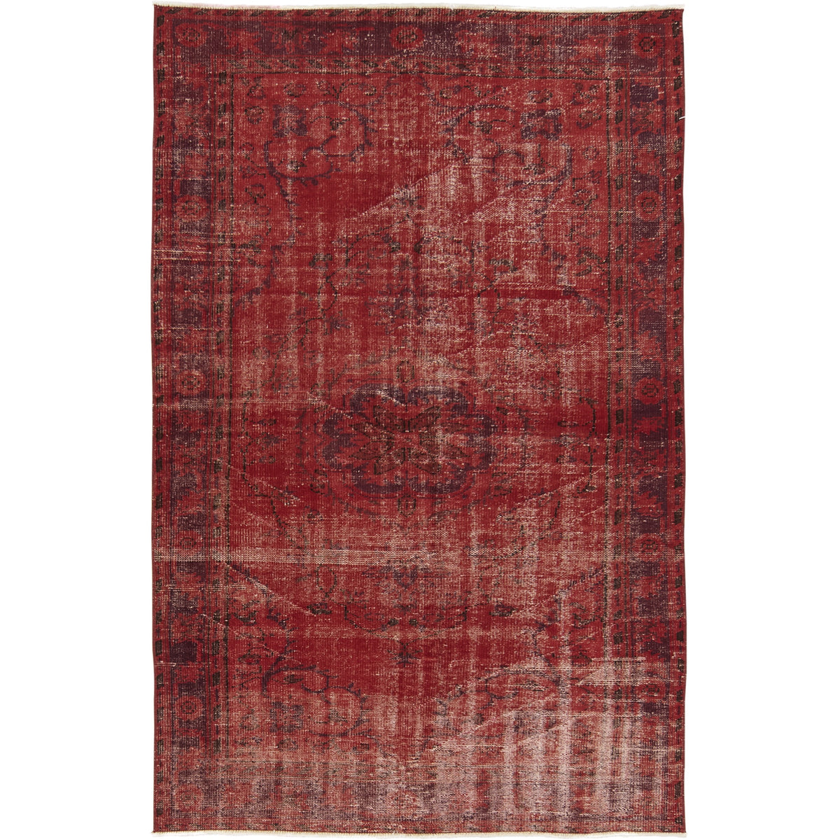 Shyann | Radiant Red Vintage Rug | Kuden Rugs