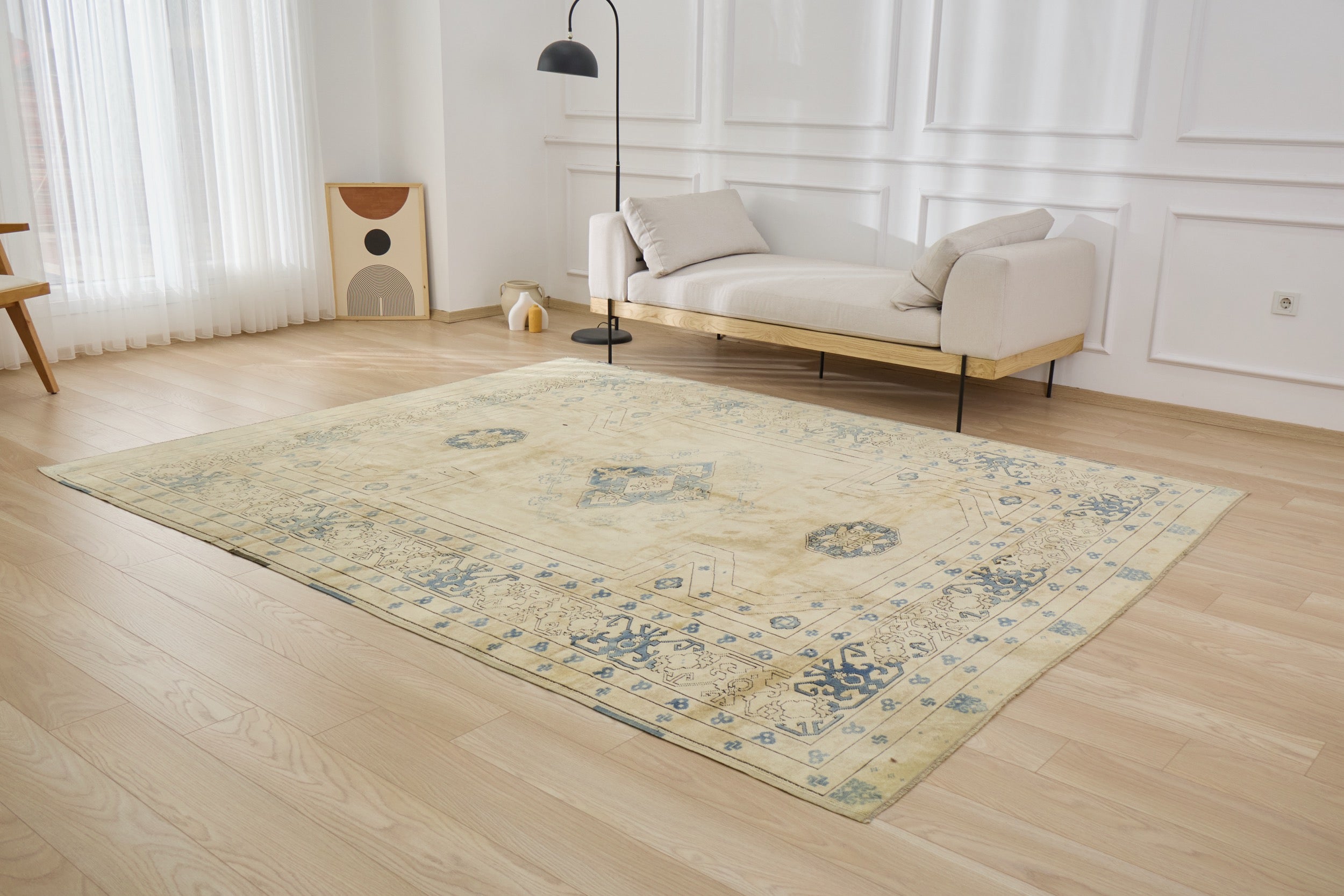 Handwoven tradition meets modern style: The Sophronia Rug. | Kuden Rugs