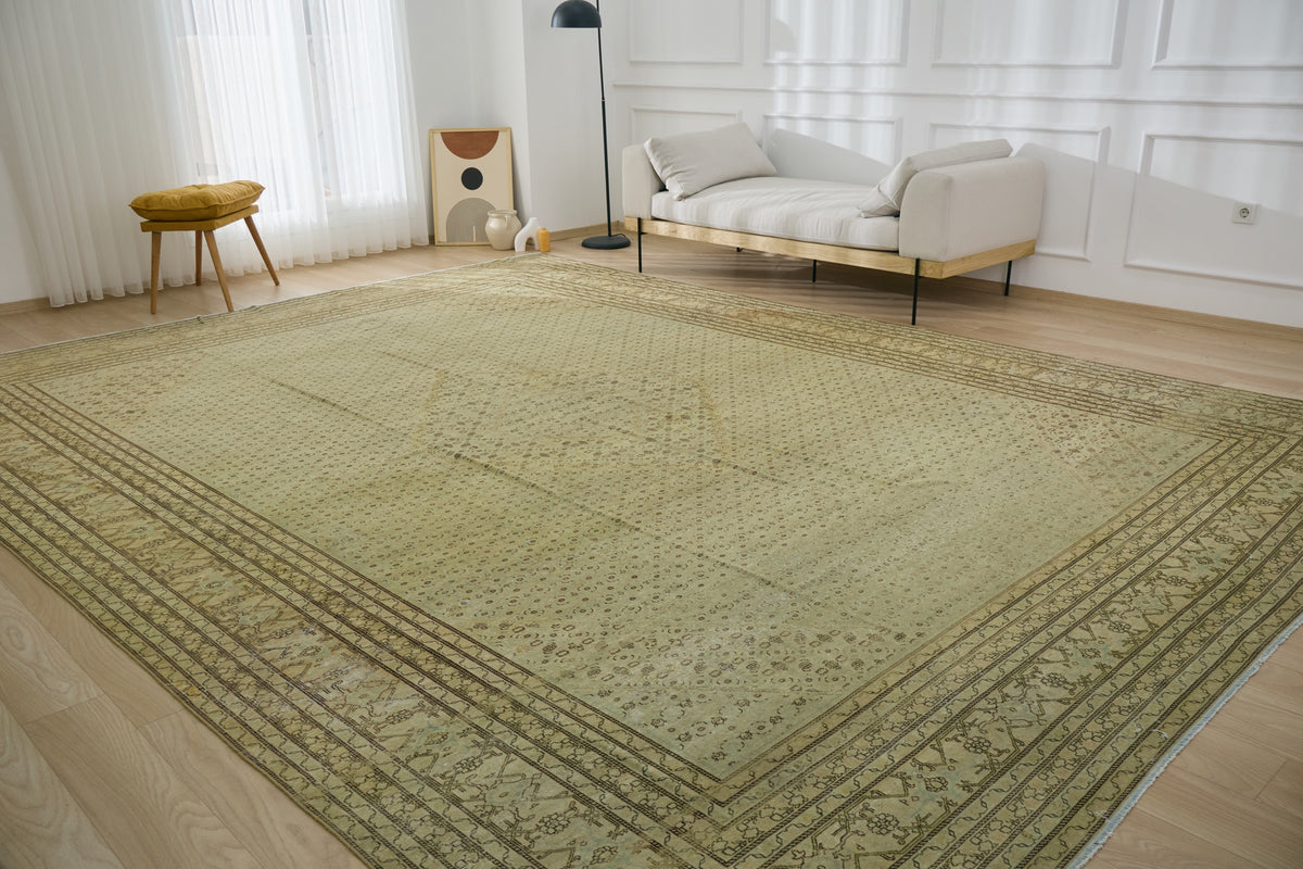 Stacey - A Legacy Woven in Green | Kuden Rugs