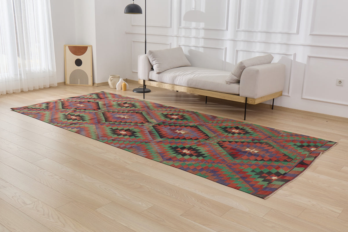 Tatiana: A unique Turkish carpet with vibrant multi-color tones. | Kuden Rugs