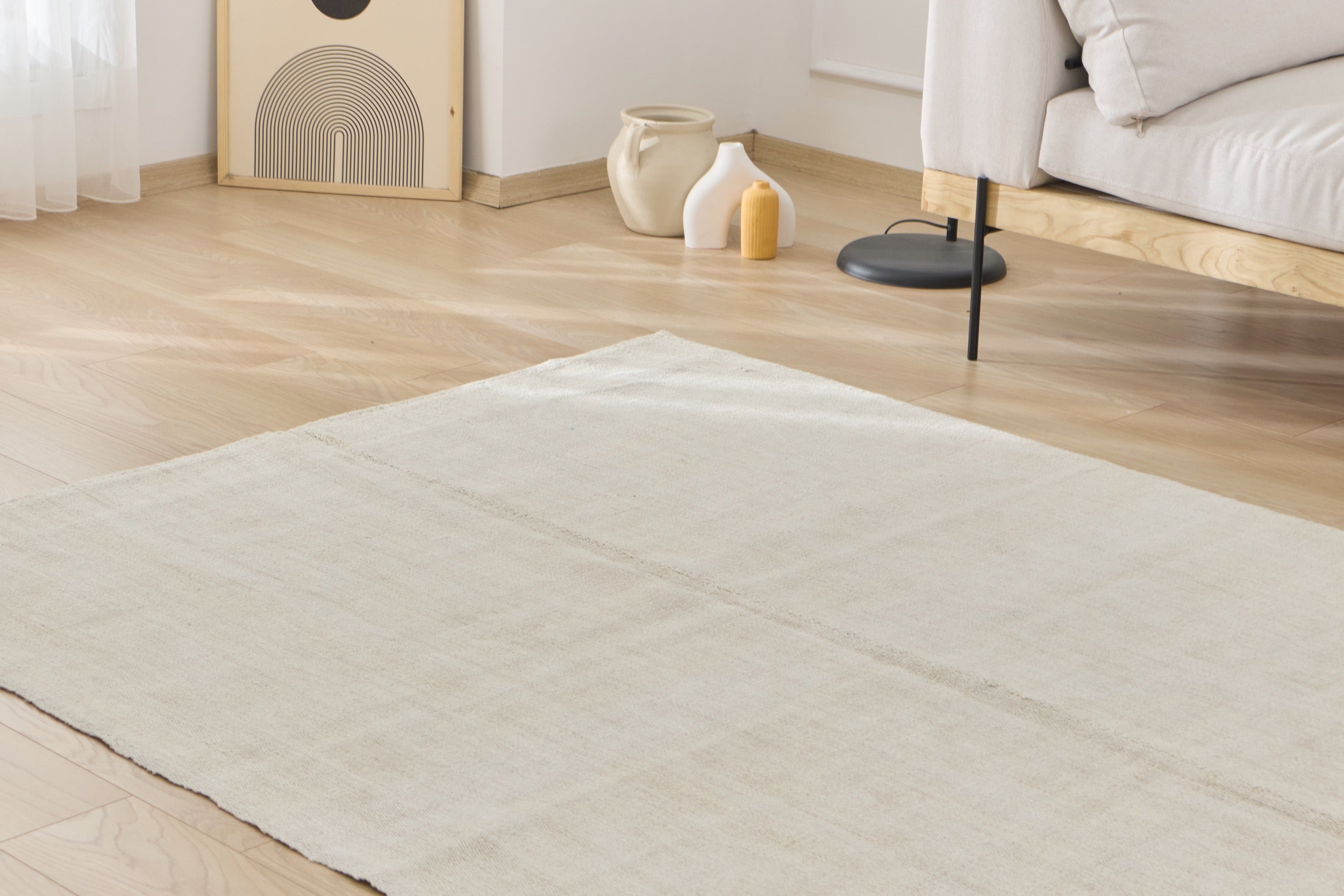 Discover the Serene Simplicity of Tatjana, a 1970s Turkish Carpet | Kuden Rugs