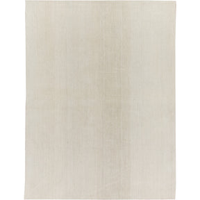 Taves: A Pristine White Vintage Turkish Hemp Kilim Rug | Kuden Rugs