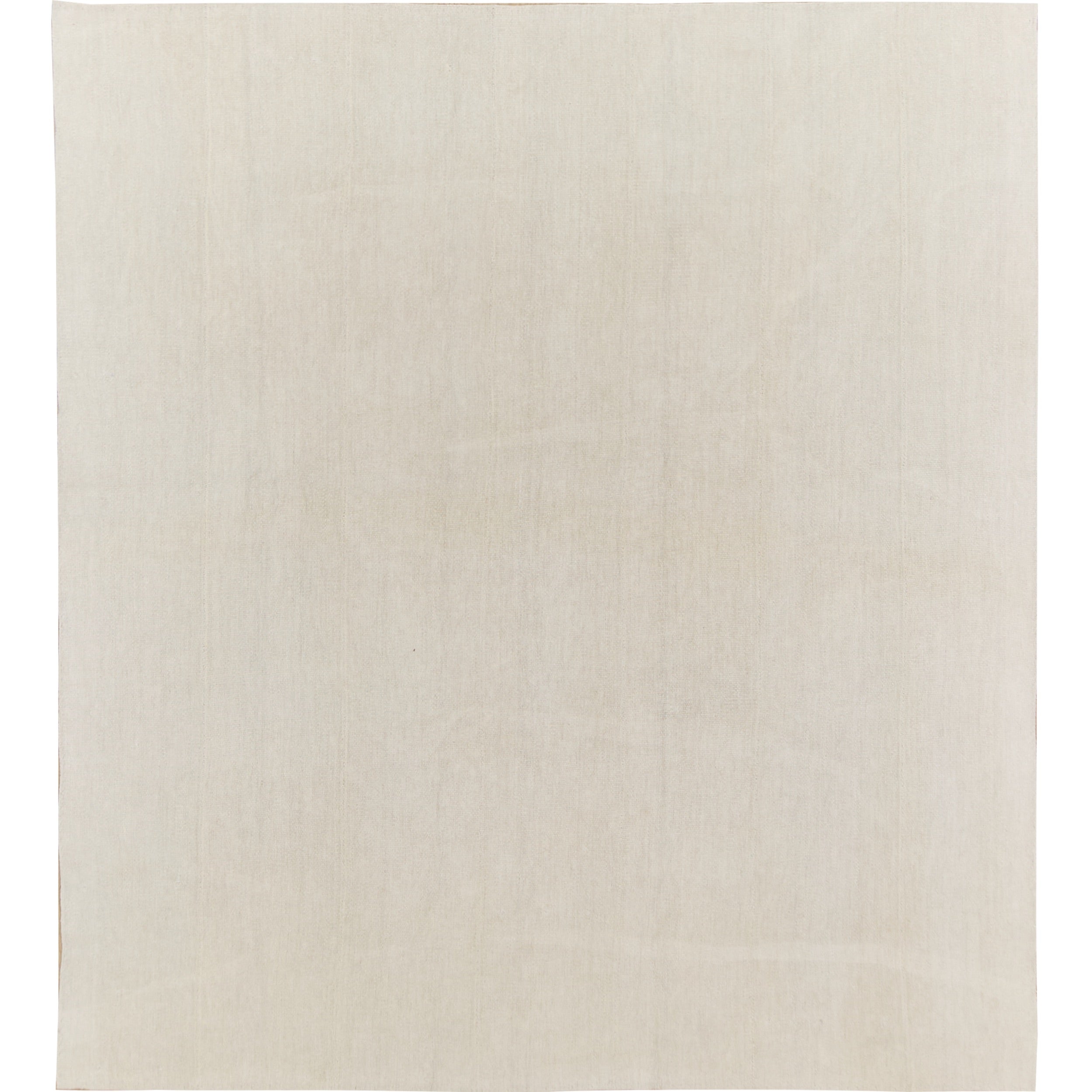 Teagen: A Pristine White Vintage Turkish Hemp Kilim Rug | Kuden Rugs