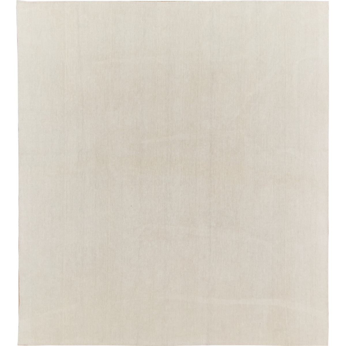 Teagen: A Pristine White Vintage Turkish Hemp Kilim Rug | Kuden Rugs