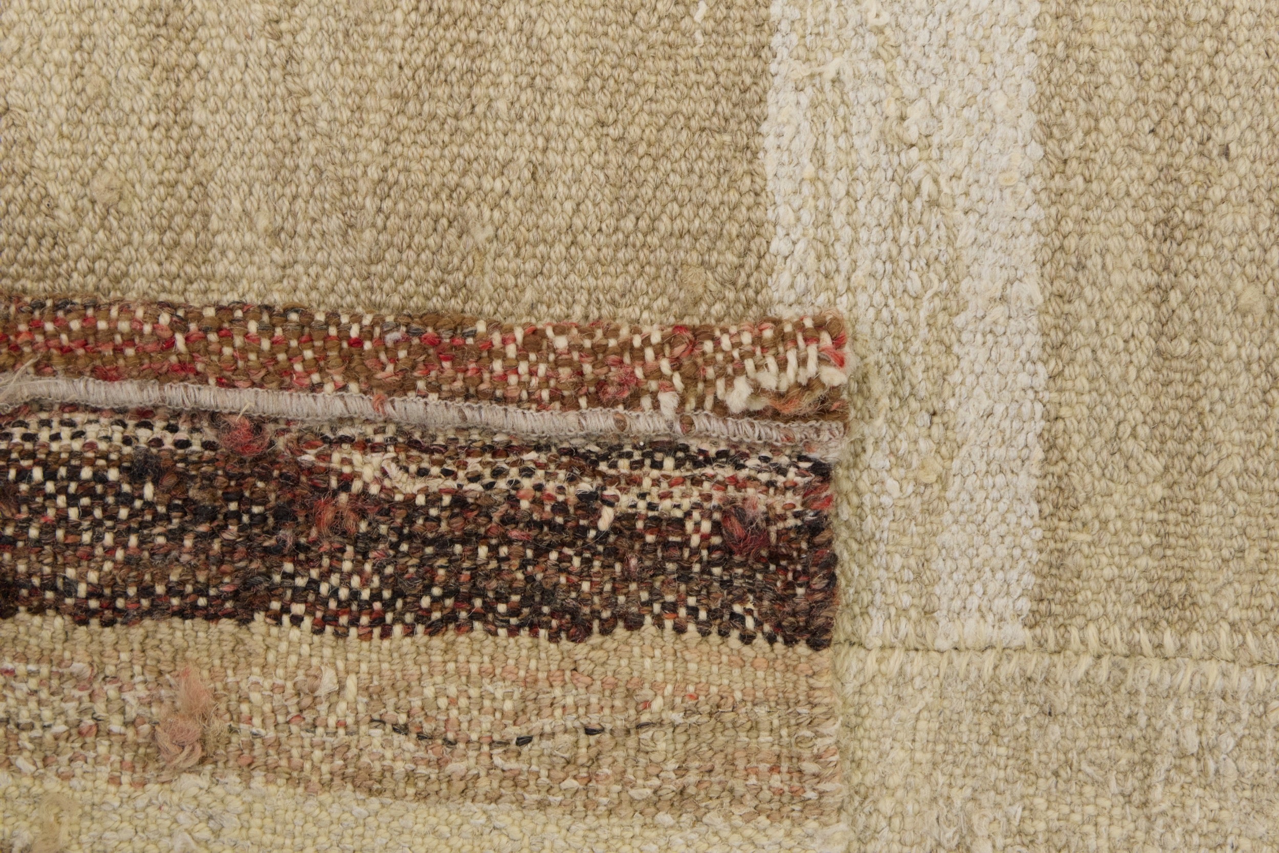 Embrace the Enchanting Allure of Totie, a Vintage Turkish Hemp Kilim | Kuden Rugs