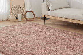The Vannia Effect | Overdyed Allover Pattern Area Rug | Kuden Rugs