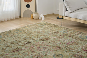 Venissa - Green Gardens of Tabriz on Your Floor | Kuden Rugs