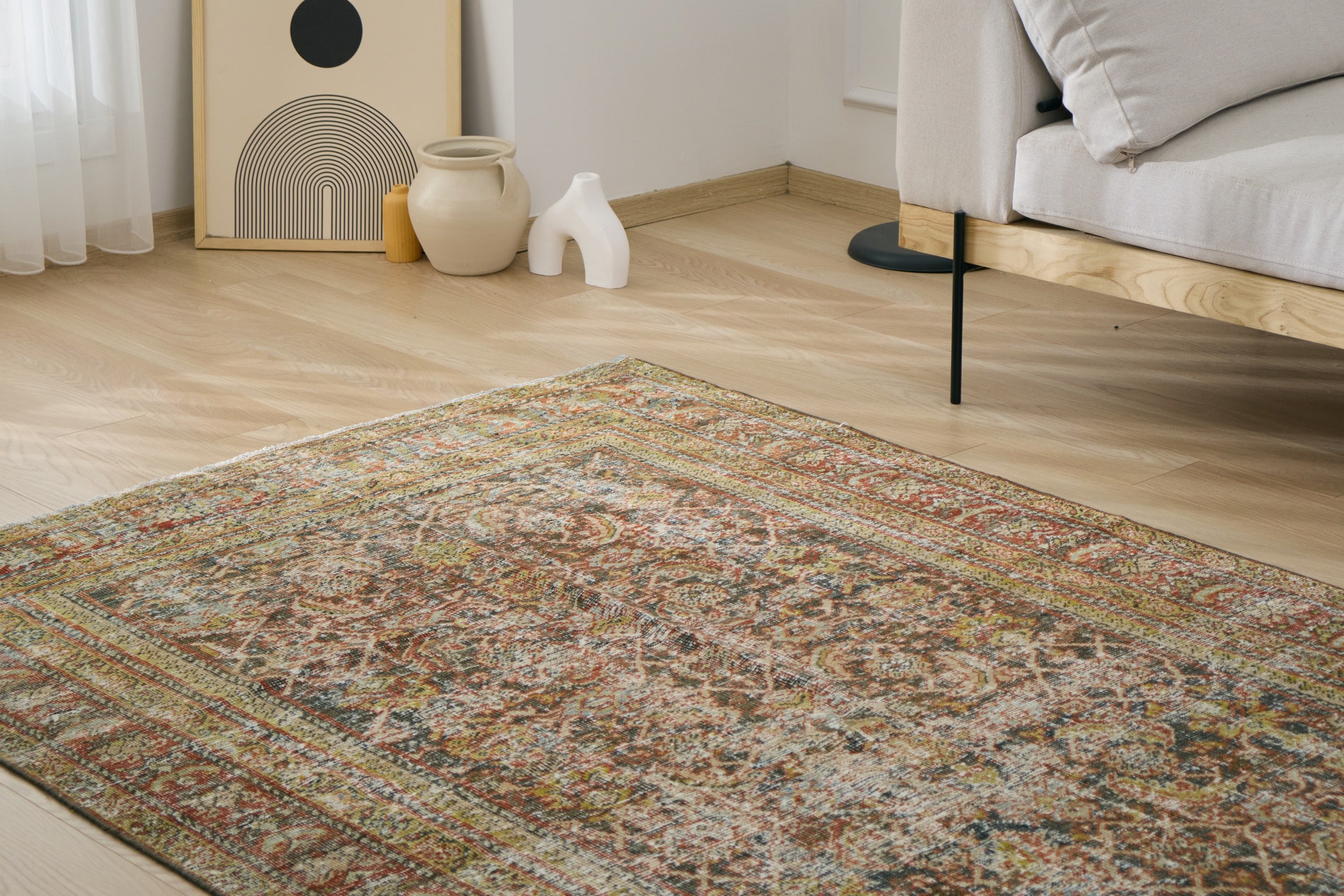 Verta - Brown Beauty of Mahal | Kuden Rugs