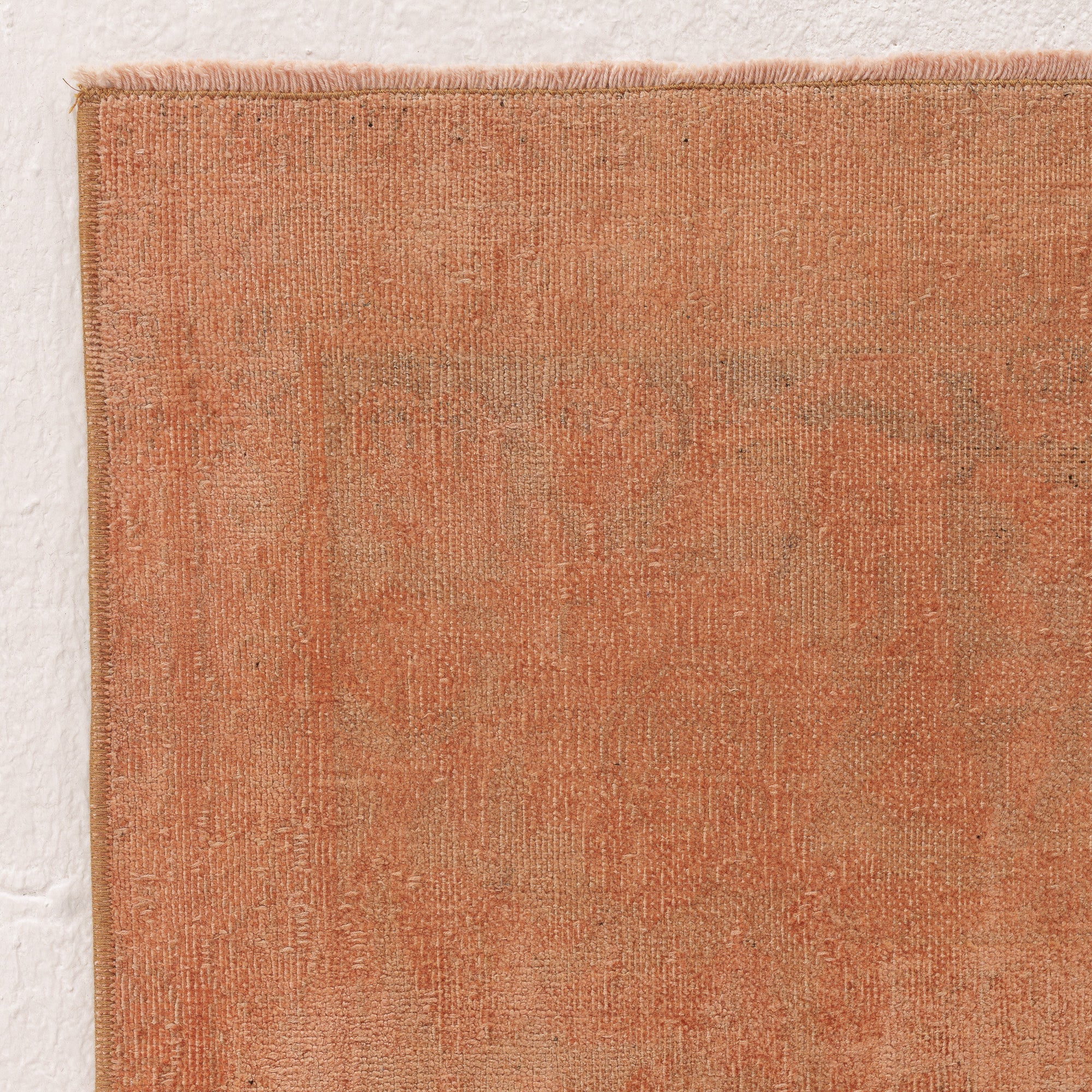 6' x 8' - Vintage Indian Area Rug, Orange - Gaerisaria | Kuden Rugs