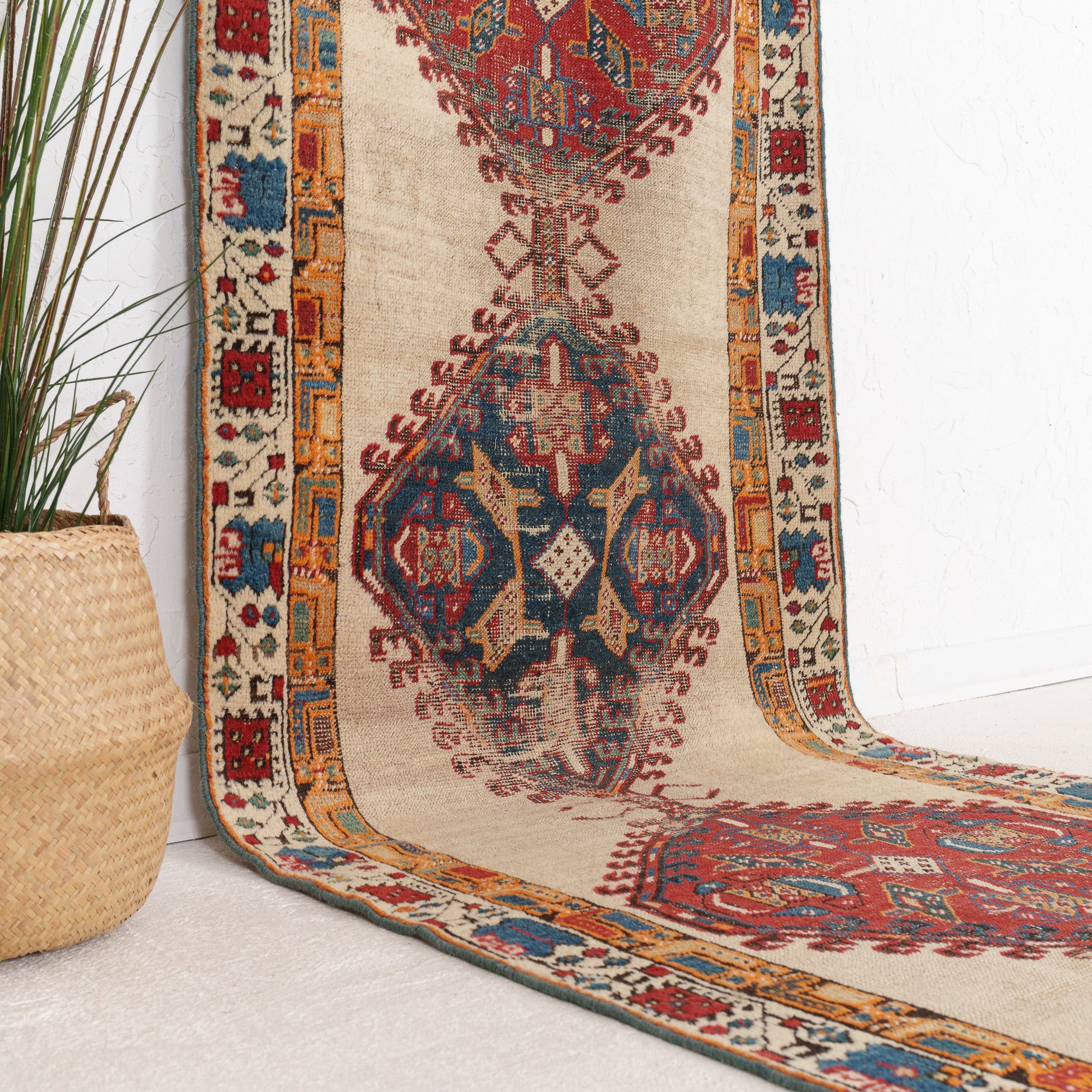 Caeliella - Vintage Kazak Runner Rug