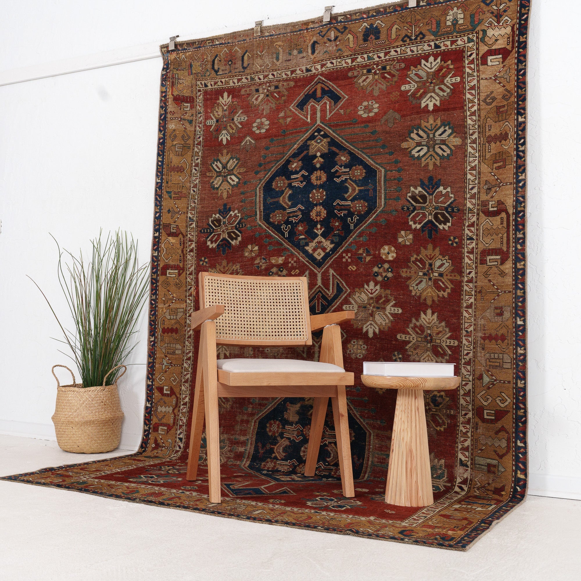 Elanis - Vintage Kazak Area Rug