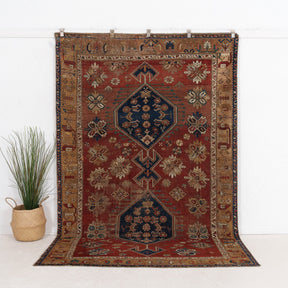 Elanis - Vintage Kazak Area Rug