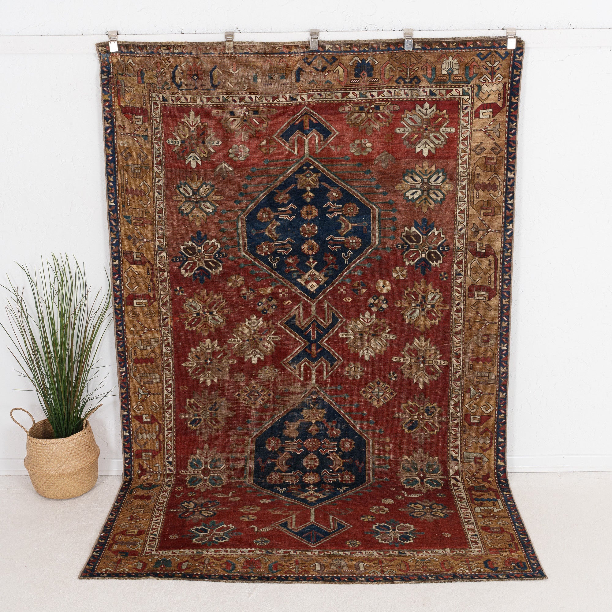 Elanis - Vintage Kazak Area Rug