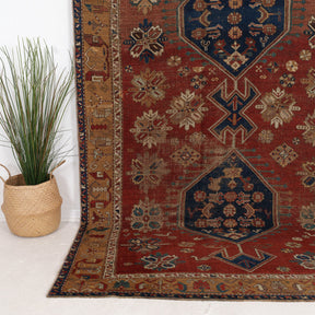 Elanis - Vintage Kazak Area Rug