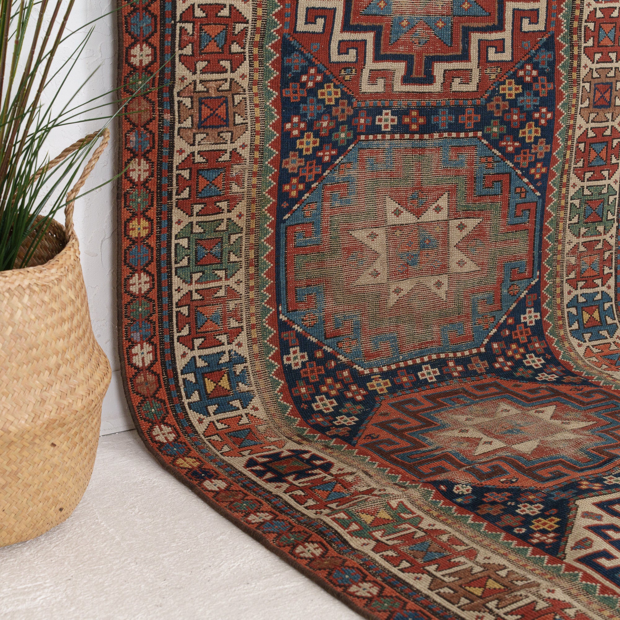 Elanena - Vintage Kazak Runner Rug