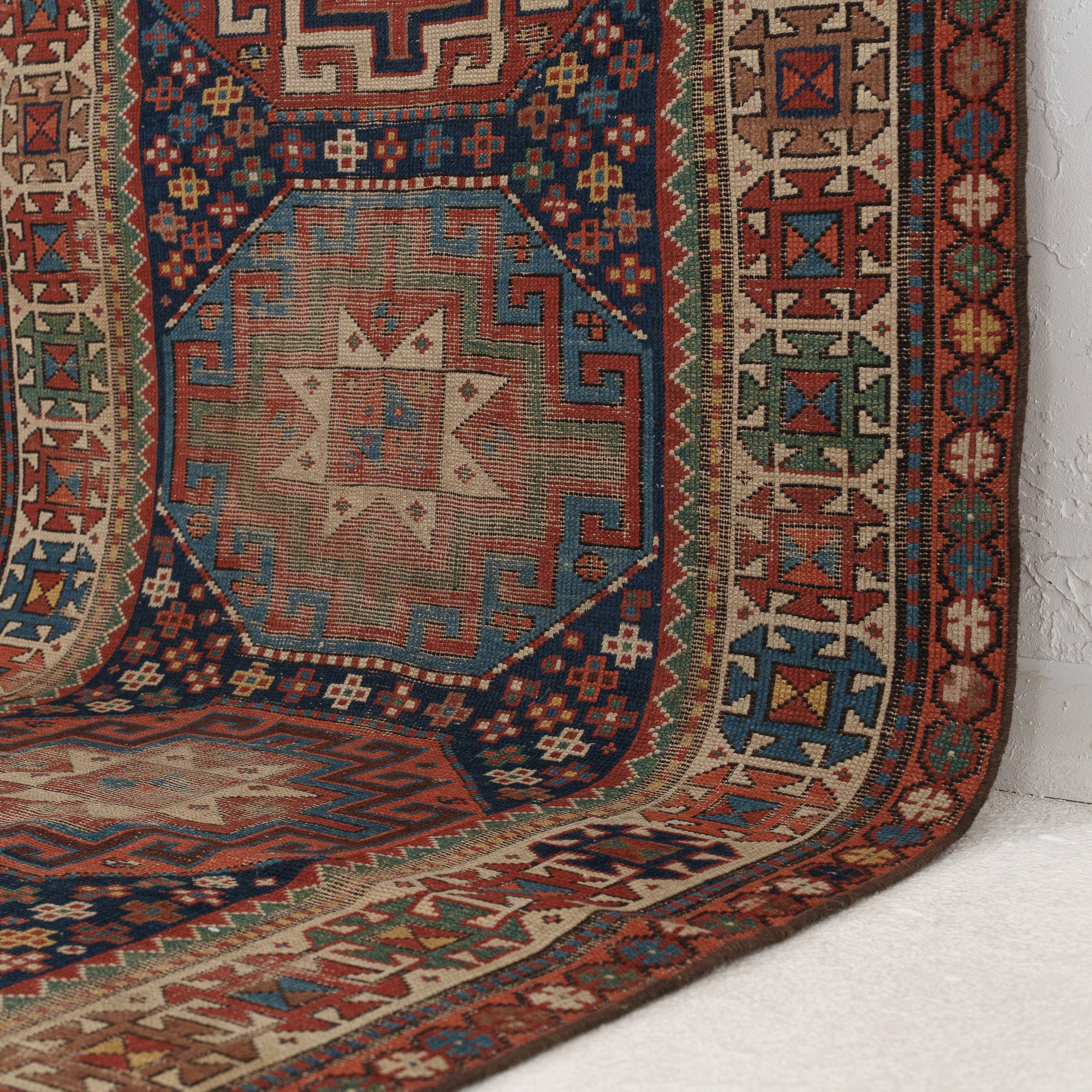 Elanena - Vintage Kazak Runner Rug