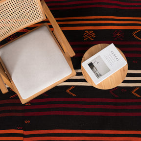 Kilim Black Area Rug