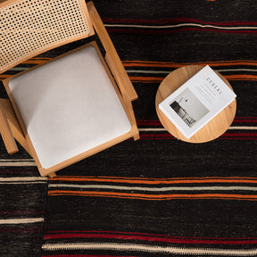 Kilim Black Area Rug