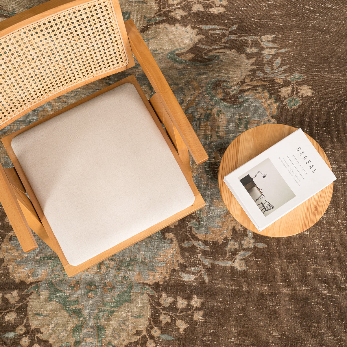 Oriental Brown Area Rug