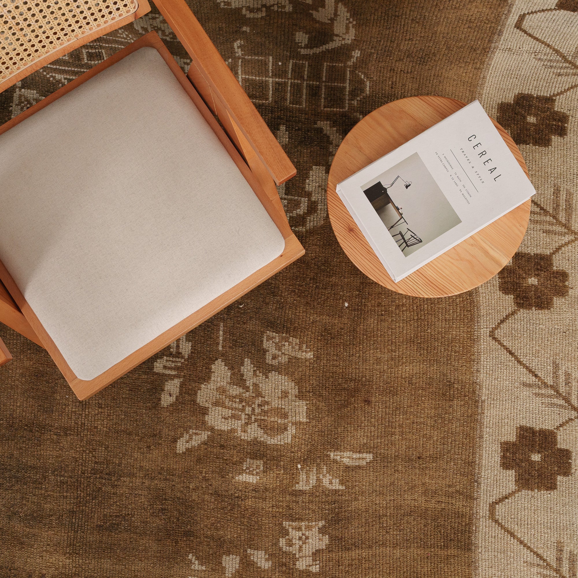 Oriental Brown Area Rug