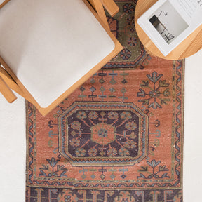 Antiquewashed Pink Runner Rug